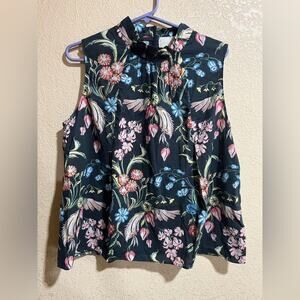 Peter Pilotto Floral Printed High Neck sleeveless Top 14